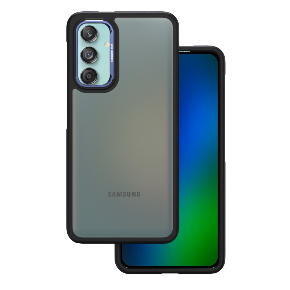 Crystal must ümbris jaoks Samsung Galaxy M55 5G sinine