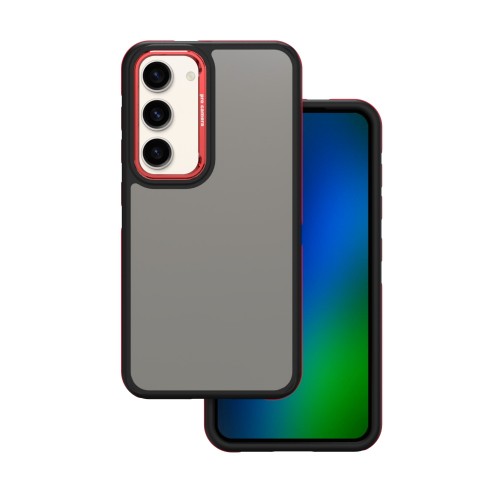 Telefoni Ümbris "Crystal Black" Samsung S911 S23 Punane