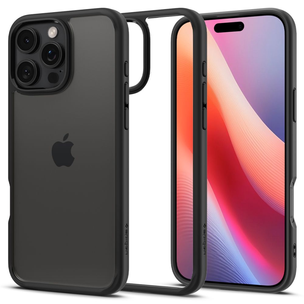 Spigen Ultra Hybrid Ümbris jaoks iPhone 16 Pro Max - Matte Must