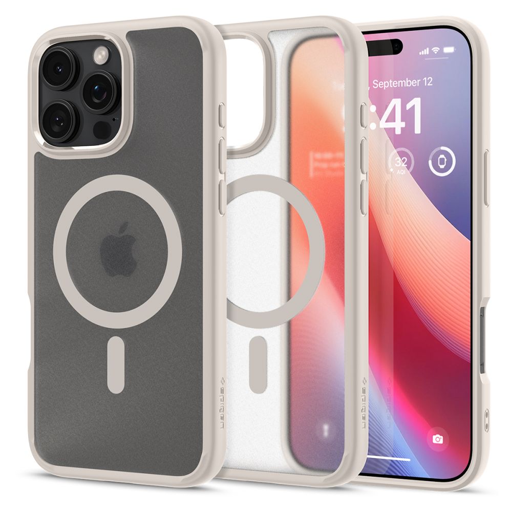 Spigen Ultra Hybrid Mag ümbris with MagSafe jaoks iPhone 16 Pro Max - titanium