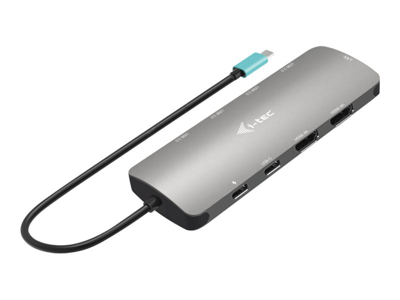 I-TEC USB-C Metal Nano dokk 2x HDMI + PD