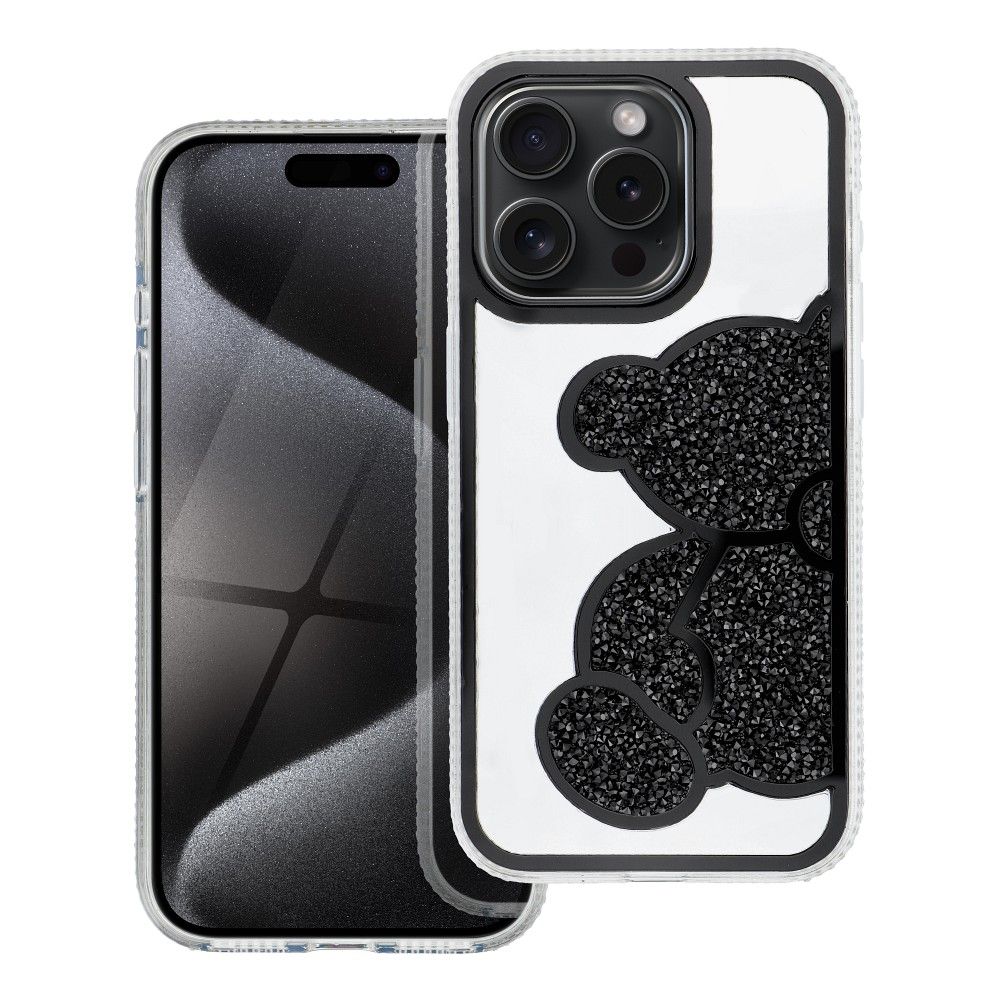 TEDDY BEAR Ümbris jaoks IPHONE 15 Pro must