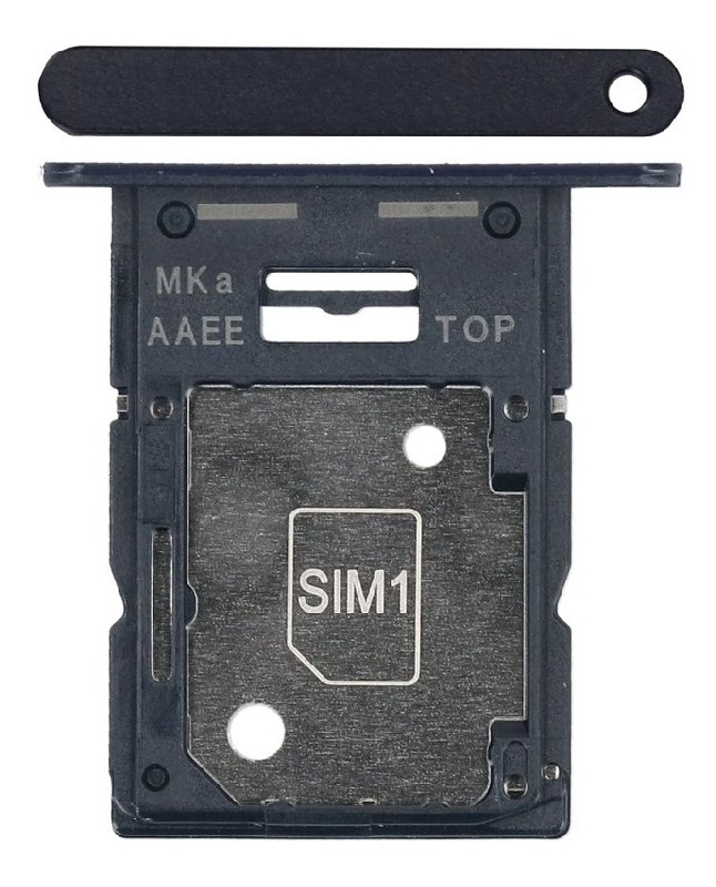 Originaal SIM-kaardi hoidja Samsung A155 A15 4G Brave Black (service pack)
