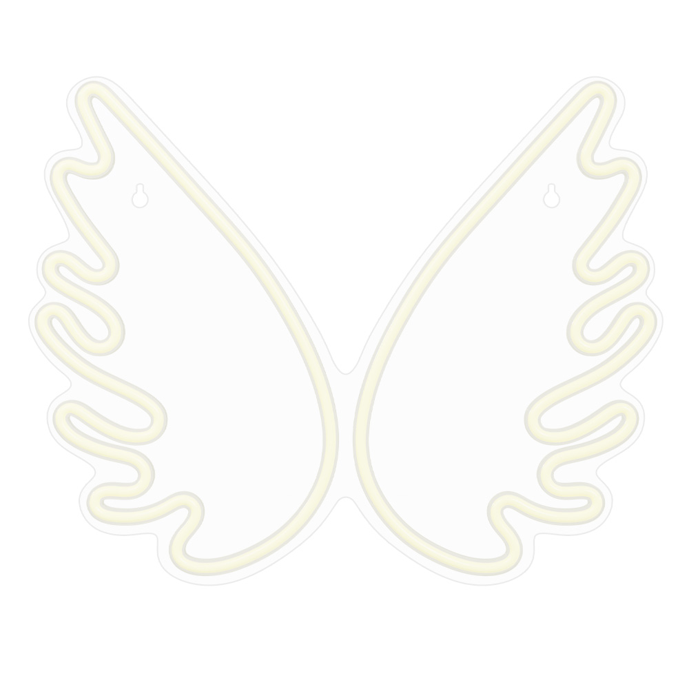 Neon PLEXI LED WINGS valge FPNE09X Forever Light