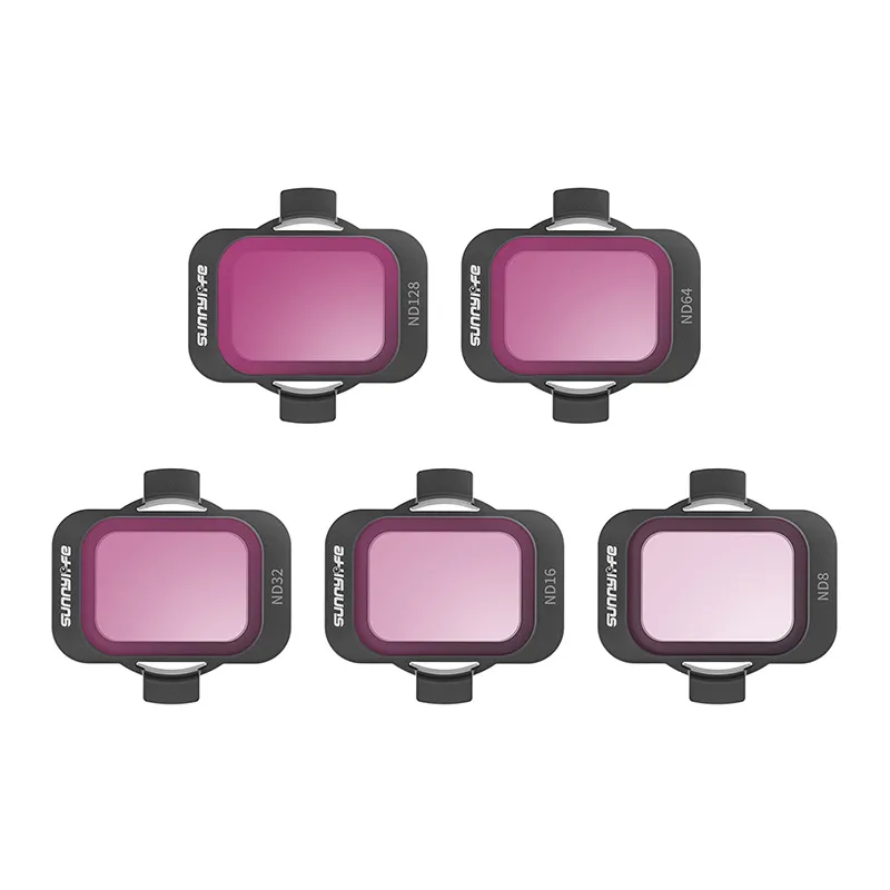Komplekt of 5 Filters Sunnylife ND 8/16/32/64/128 jaoks DJI Avata 2
