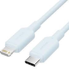 Kaabel USB-C Lightning-le 2m sinine Vention