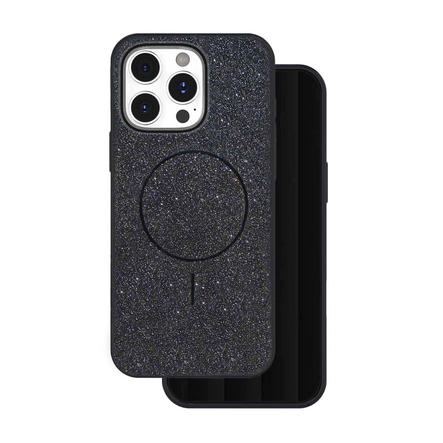 Glitter Thin Mag ümbris for iPhone 17 6,3" must