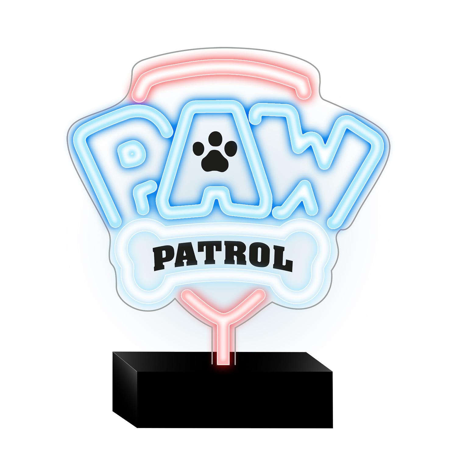 Neon LED on a alus Paw Patrol - Logo OW-120146