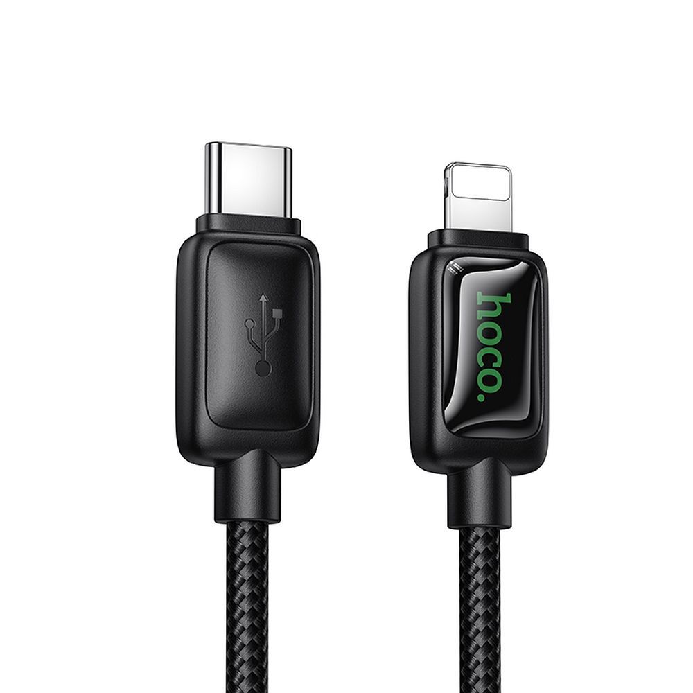 Kaabel koos LCD USB C to Lightning Hoco PD 30W 1,2 m U146 must