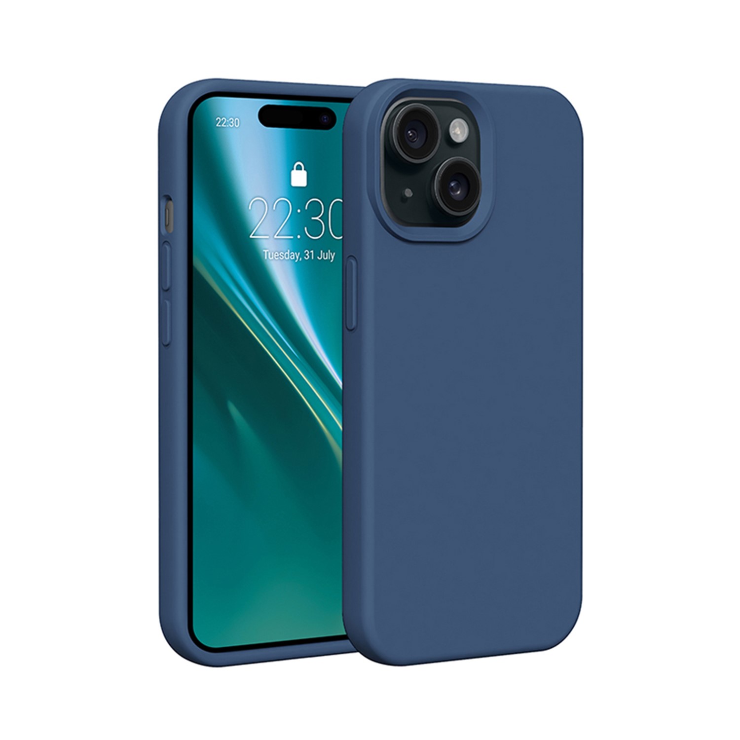 Etteri Silicone ümbris jaoks iPhone 14 6,1" dark sinine