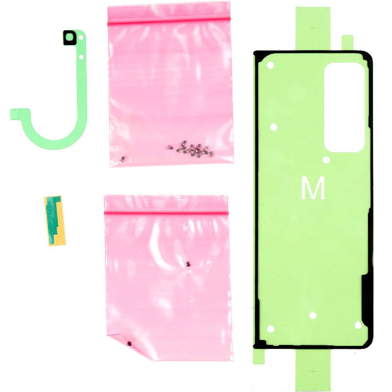 Kleebiste komplekt tagakaanele Samsung F936 Z Fold4 5G originaal (teeninduspakett)