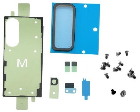 Kleebiste komplekt tagakaanele Samsung F956 Z Fold6 5G originaal (teeninduspakett)