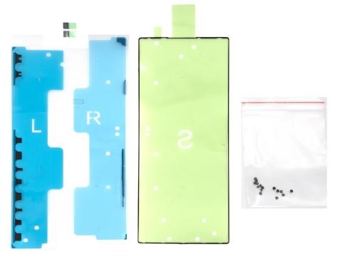 Kleebiste komplekt välisele LCD ekraanile Samsung F966 Z Fold7 5G originaal (teeninduspakett)
