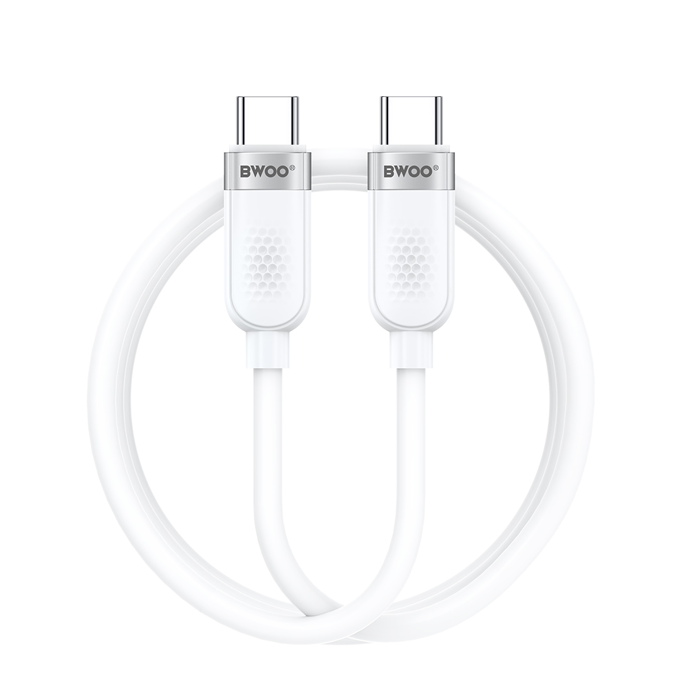 BWOO 65W cable USB-C - USB-C 1m white