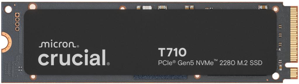 CRUCIAL T710 4TB M.2 PCIe Gen5 NVMe Write speed 13800 MBytes/sec Read speed 14500 MBytes/sec TBW 2400 TB CT4000T710SSD8