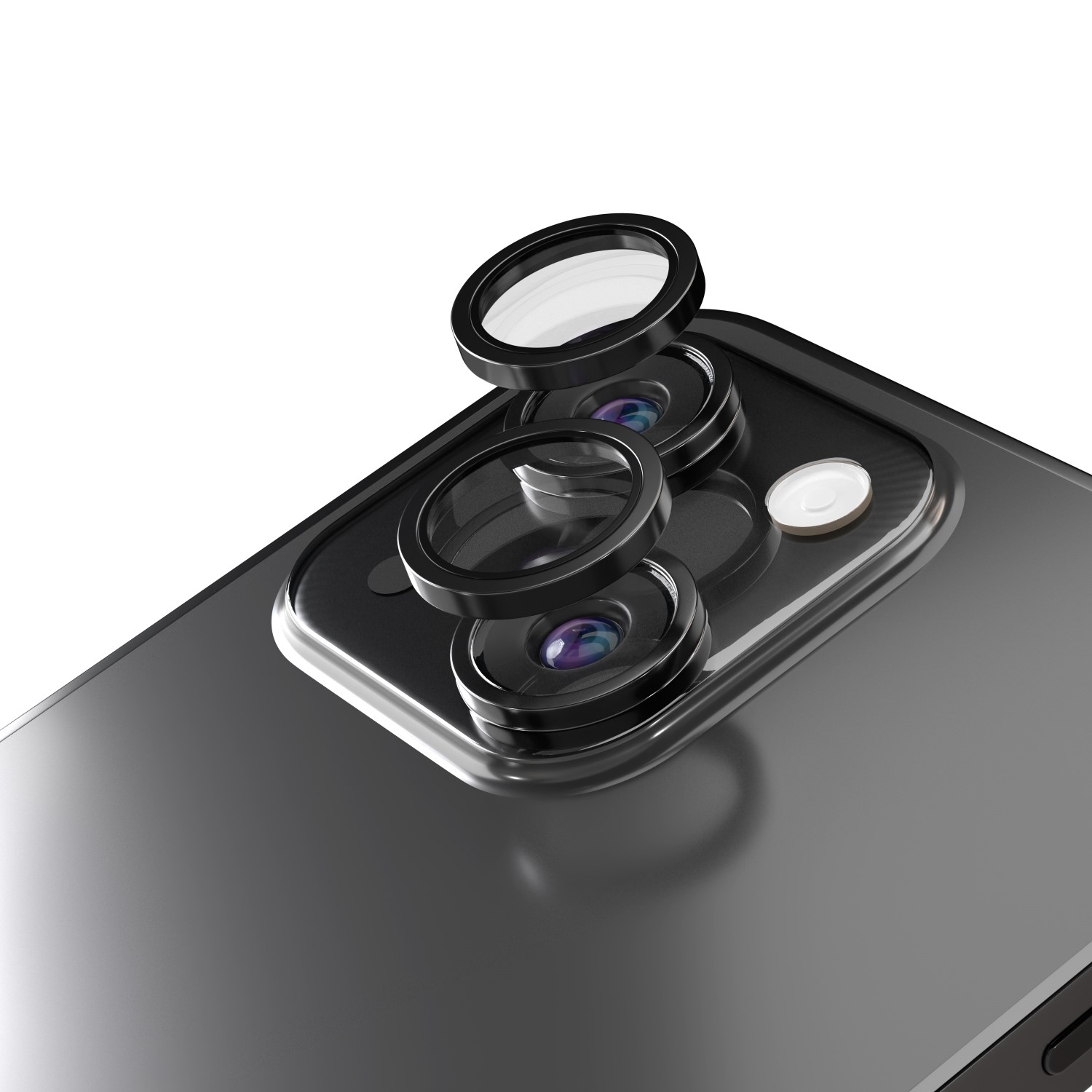 Etteri защита объектива камеры iPhone 15 / 15 Plus черный