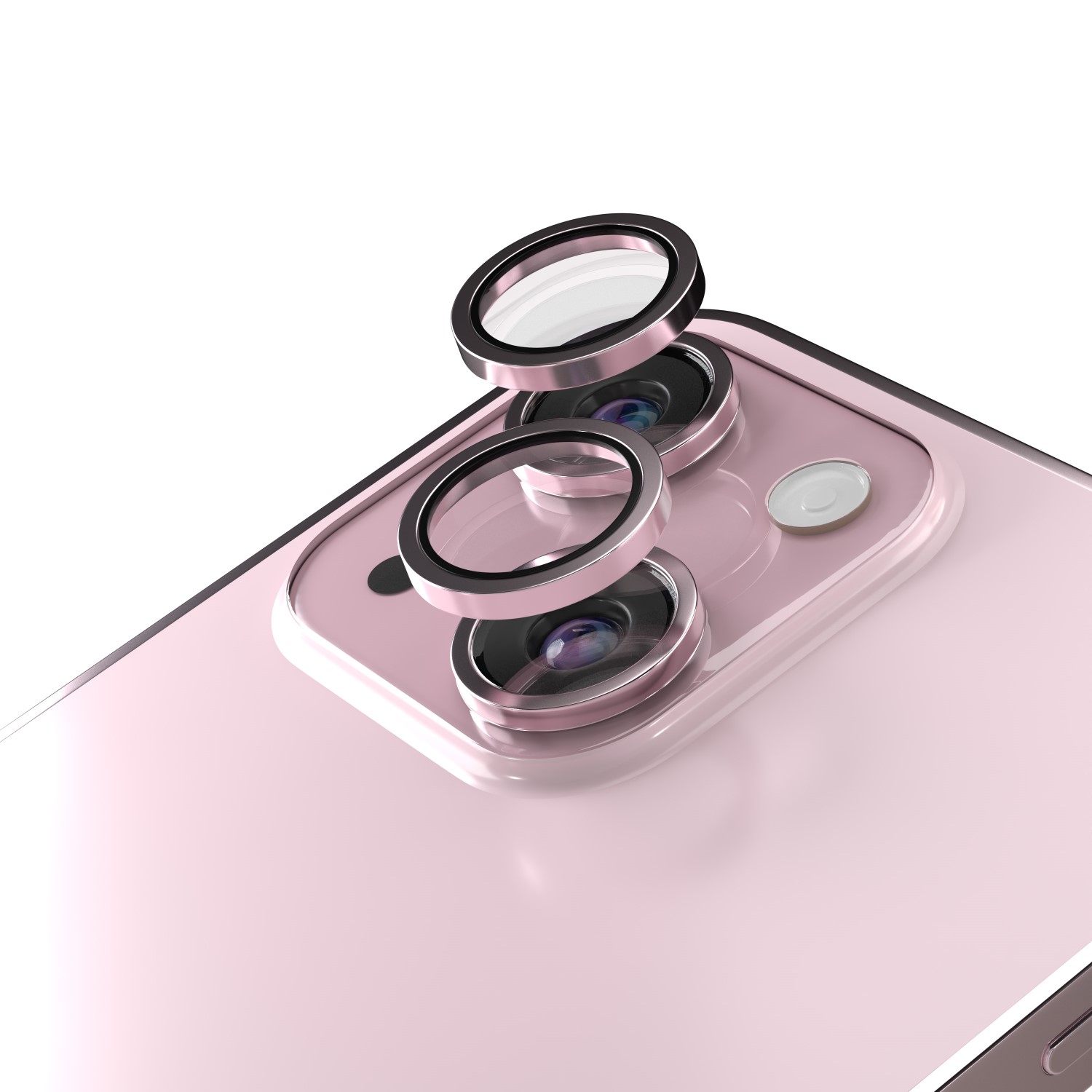 Etteri camera lens protector jaoks iPhone 15 / 15 Plus roosa