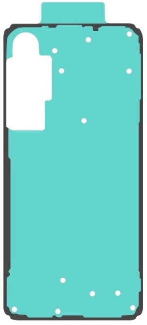 Kleebis tagakaanele Samsung S721 S24 FE originaal (service pack)