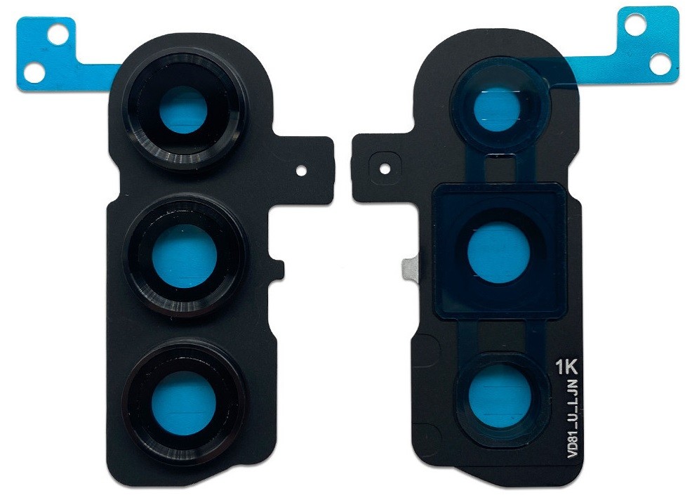 Samsung S911/S916 S23/S23 Plus lens for camera with frame Black ORG