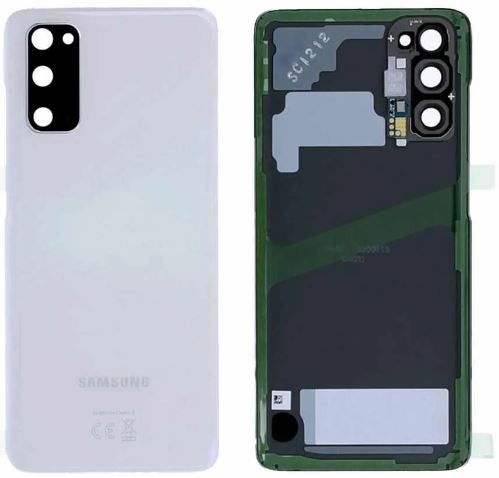 Задняя крышка для Samsung G980/G981 S20 Cloud White оригинал (б/у Grade A)