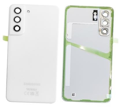 Задняя крышка для Samsung G990 S21 FE 5G белый оригинал (б/у Grade B)