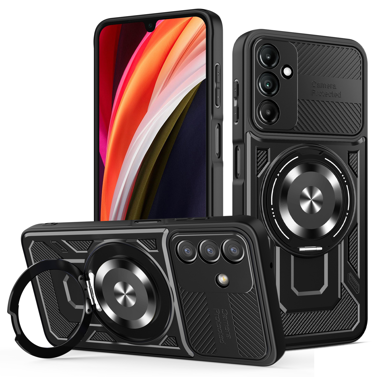 Defender Armor Mag ümbris jaoks Samsung Galaxy A16 4G / A16 5G must