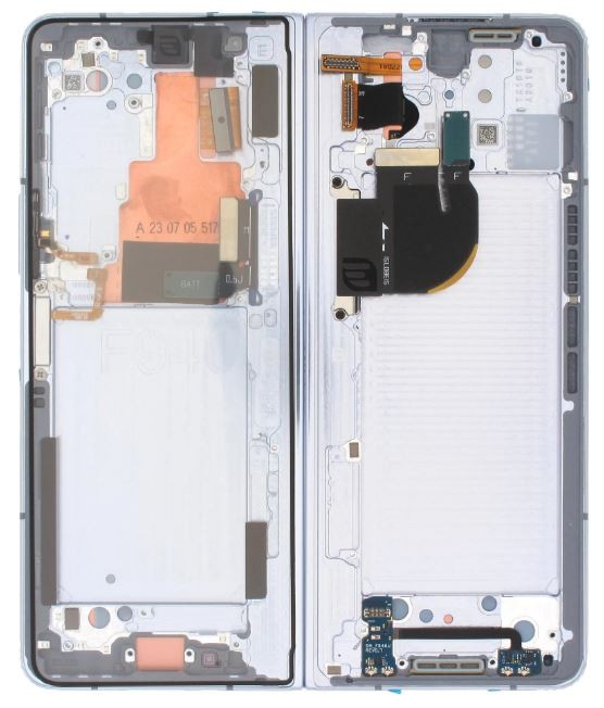 LCD ekraan Samsung F946 Z Fold5 5G puuteekraaniga (sisemine) Icy Blue originaal (kasutatud, Grade B)