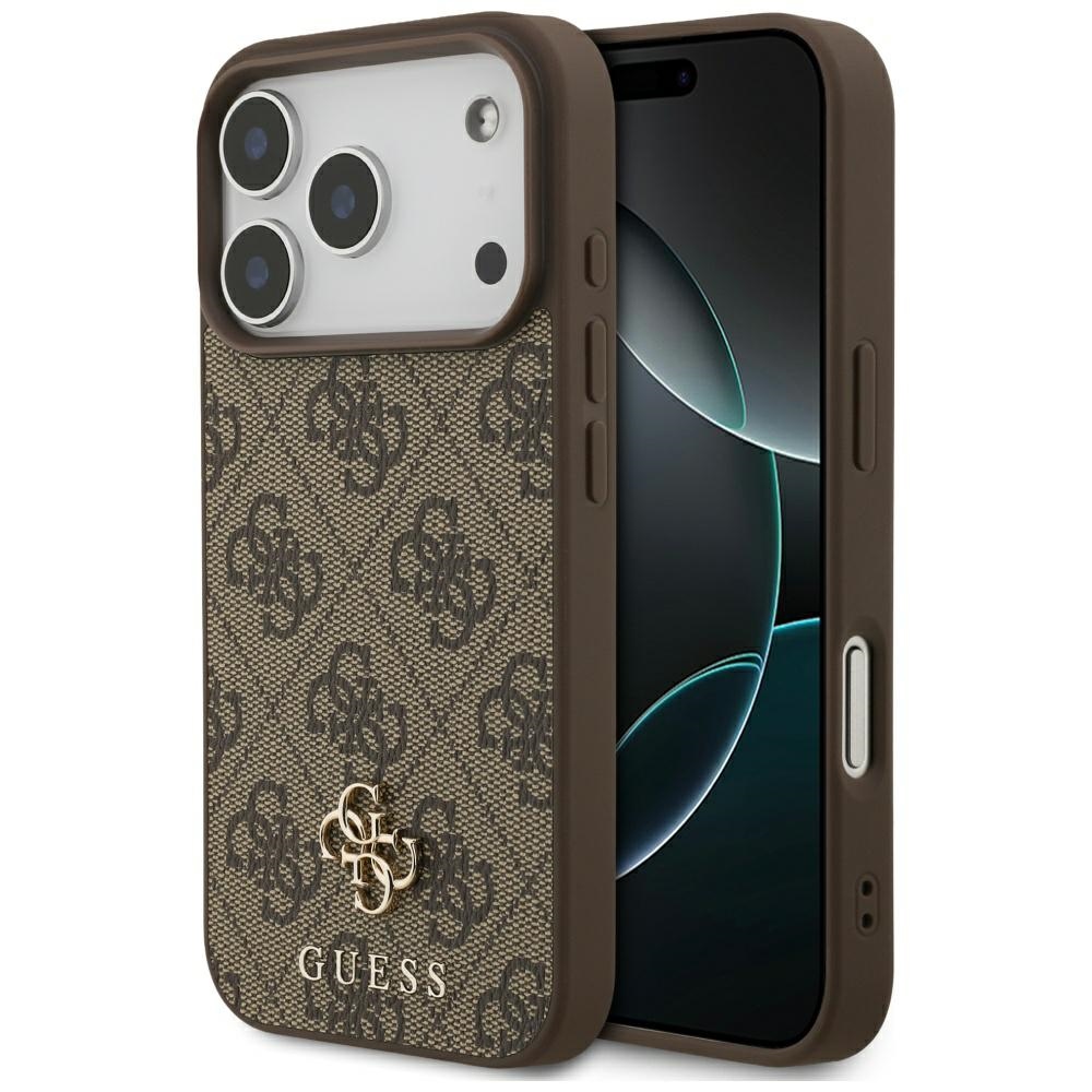 Guess 4G Small Classic Logo MagSafe ümbris jaoks iPhone 17 Pro - brown