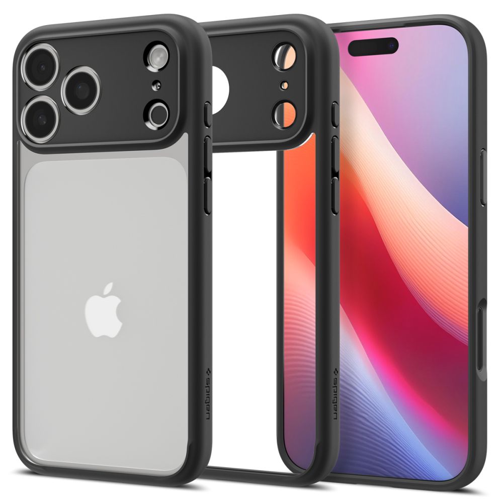 Spigen Ultra Hybrid Чехол для iPhone 17 Pro матовый чёрный