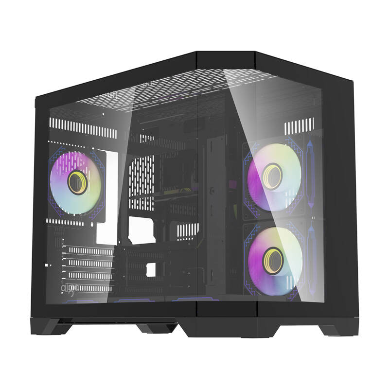 Darflash FT418 computer ümbris + 6 aRGB fans (must)