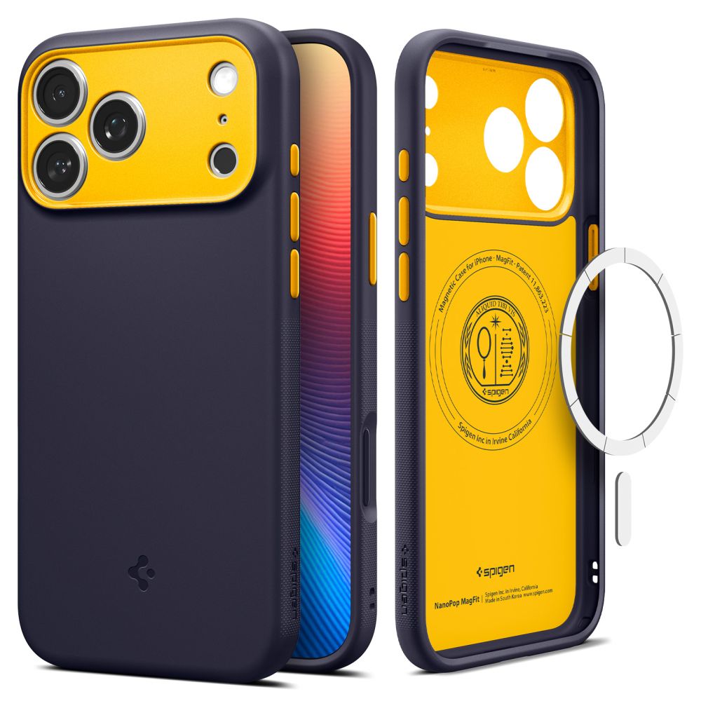 SPIGEN ümbris NANO POP MAG compatible with MagSafe jaoks IPHONE 17 Pro Max blueberry navy