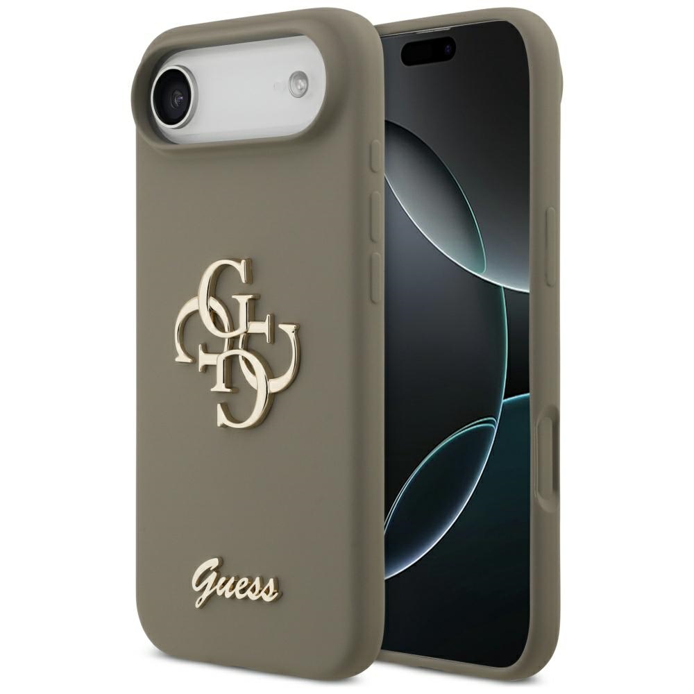 GUESS ümbris jaoks IPHONE 17 Air GUHCP17MSC4GSMW (Silicone W/ Big 4G Script) brown