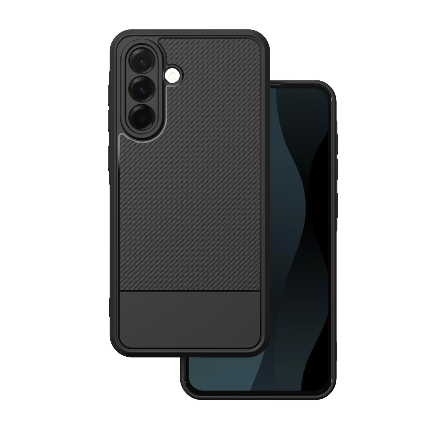 Simple Carbon ümbris jaoks Samsung Galaxy A36 5G must