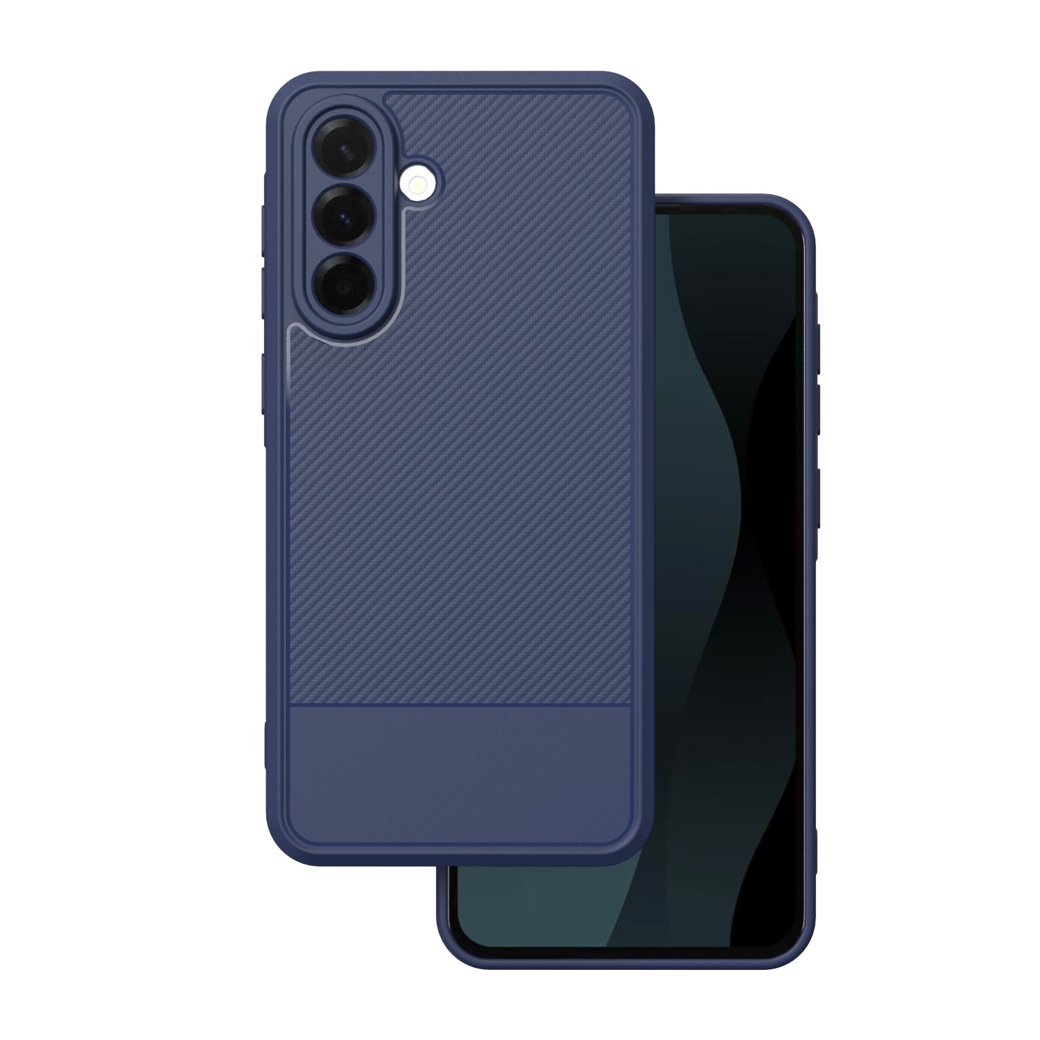 Simple Carbon ümbris jaoks Samsung Galaxy A36 5G sinine