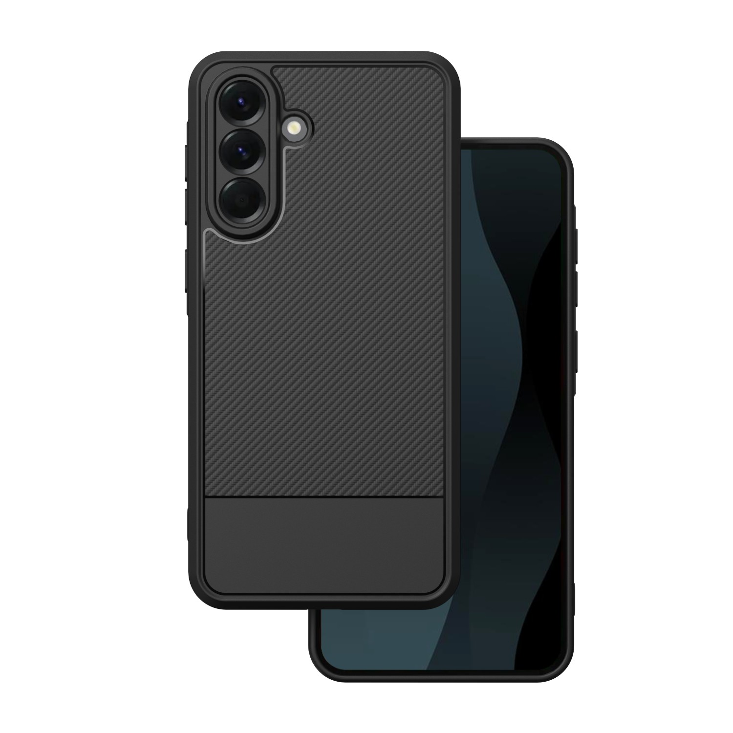 Simple Carbon ümbris Samsung Galaxy A37 5G must