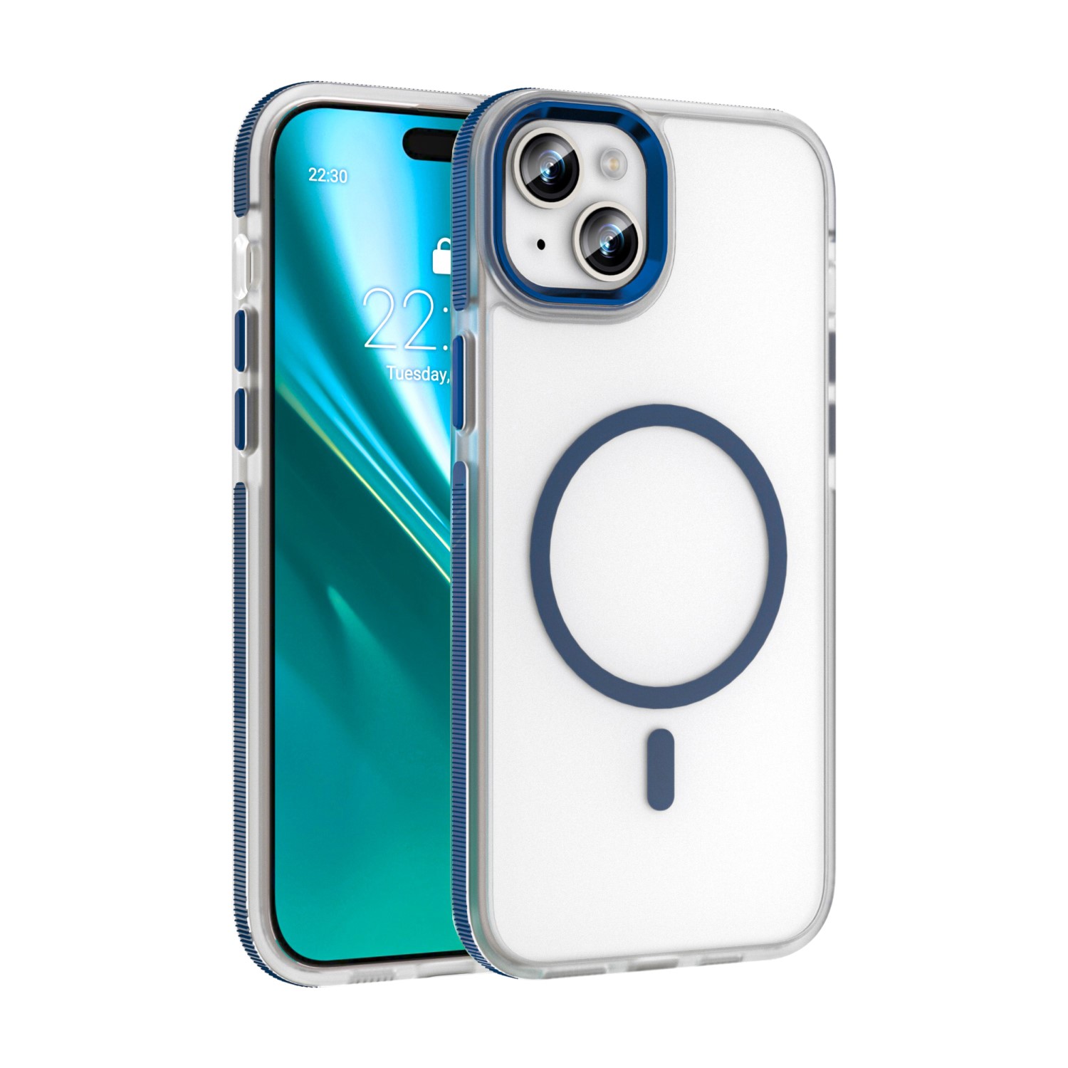 Etteri Icy Mag ümbris jaoks iPhone 13 6,1" sinine