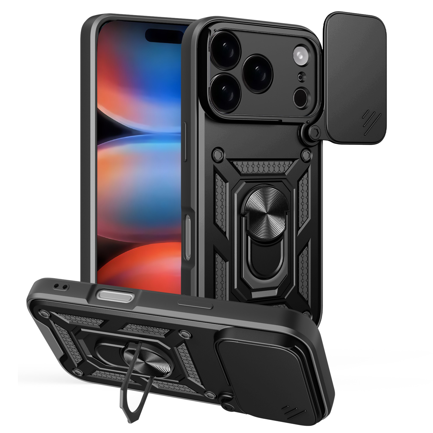 Defender Slide ümbris for iPhone 17 Pro 6,3" must