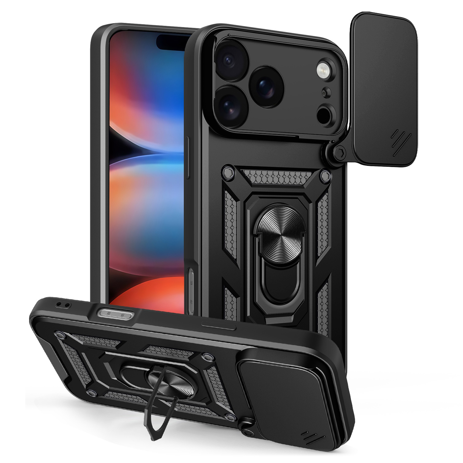 Defender Slide ümbris for iPhone 17 Pro Max 6,9" must