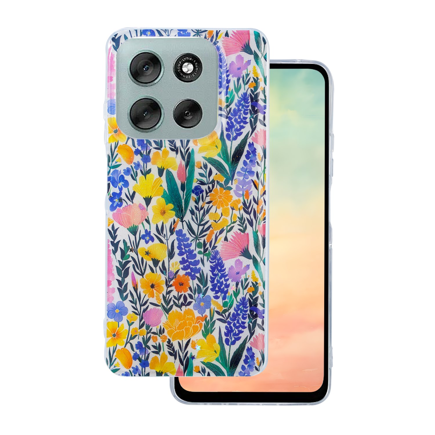 Glow Glam ümbris jaoks Motorola Moto G56 rustic