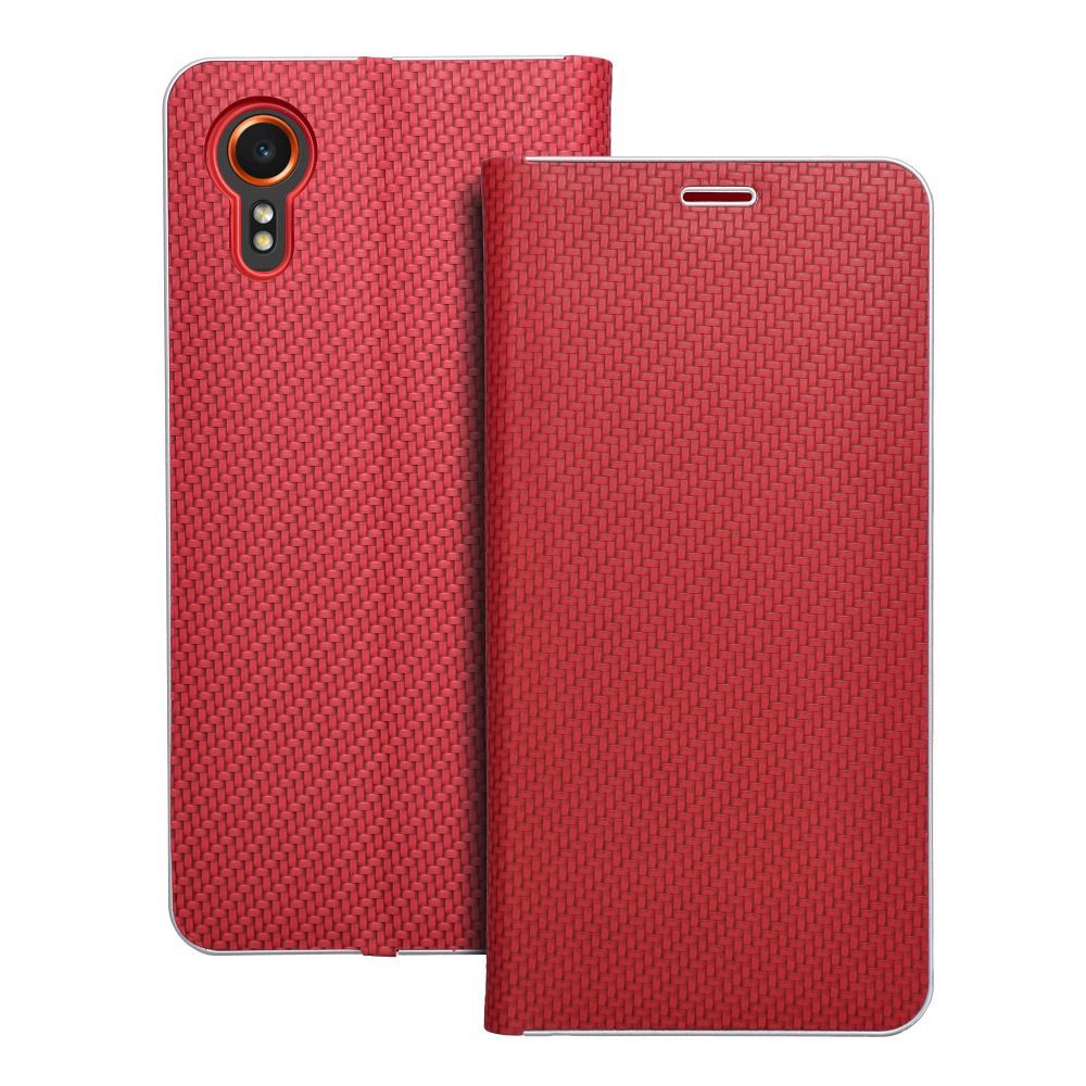 LUNA Book Carbon jaoks SAMSUNG Xcover 7 punane