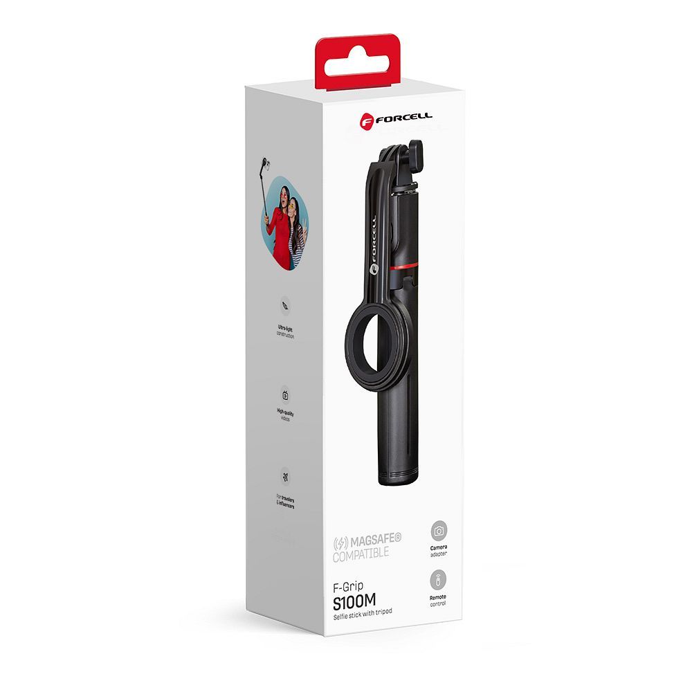 FORCELL F-GRIP MagSelfie S100M selfie stick with Juhtmevaba remote control must