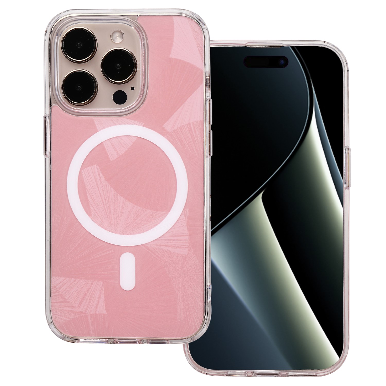 Flash Mag ümbris for iPhone 15 Pro 6,1" roosa