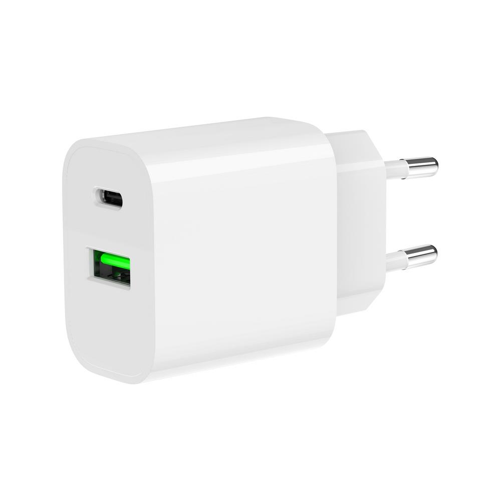 Laadija USB Universaalne QC3.0/TA-UC-PDQC20-01-W GEMBIRD