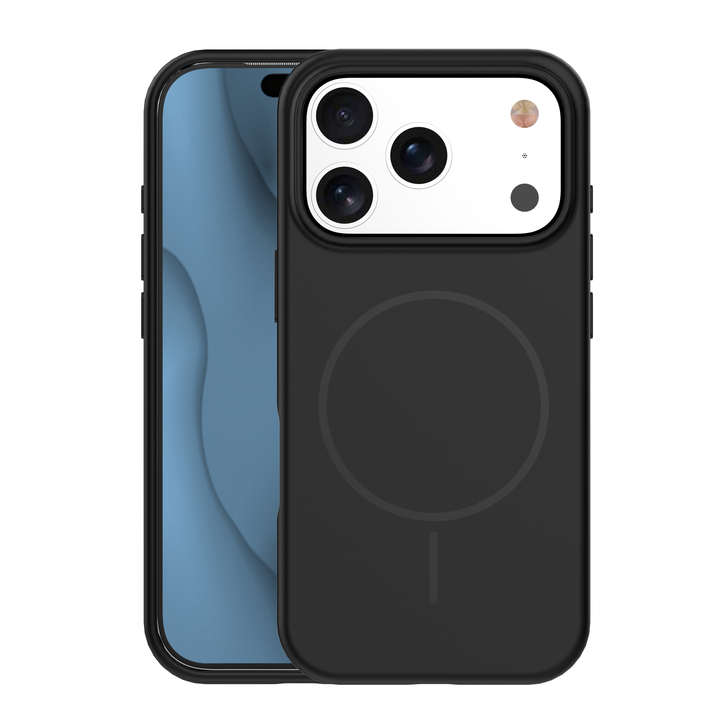 Silikoon Thin Mag ümbris for iPhone 17 Pro Max 6,9" must