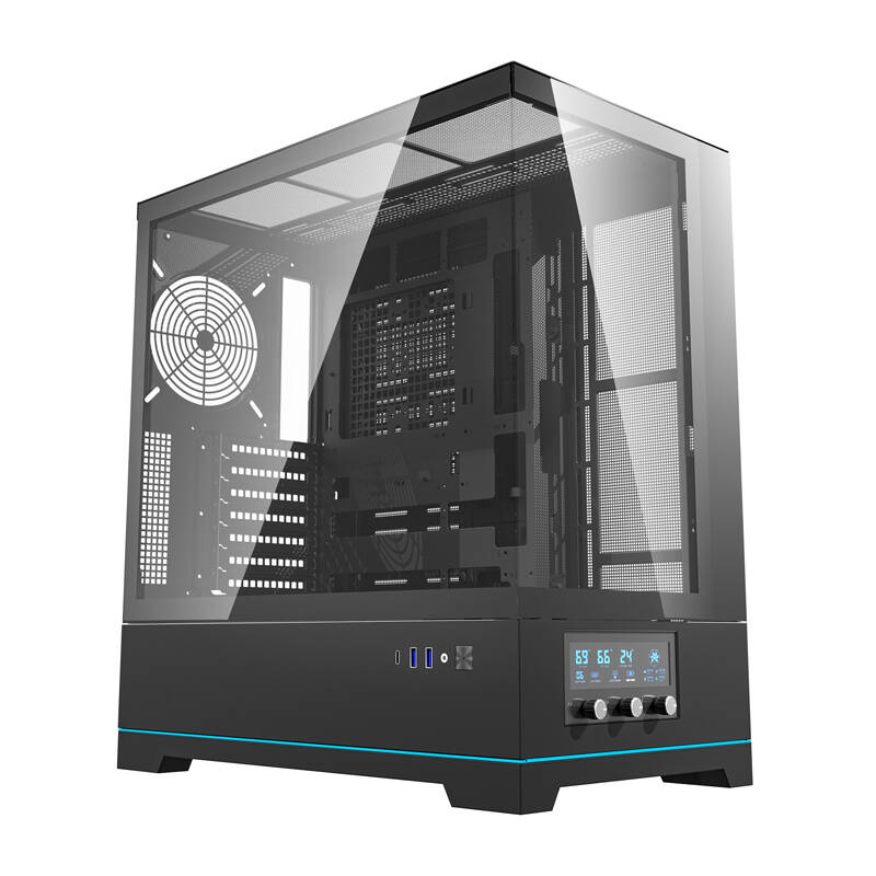 Darkflash DY451 computer ümbris without fans (must)