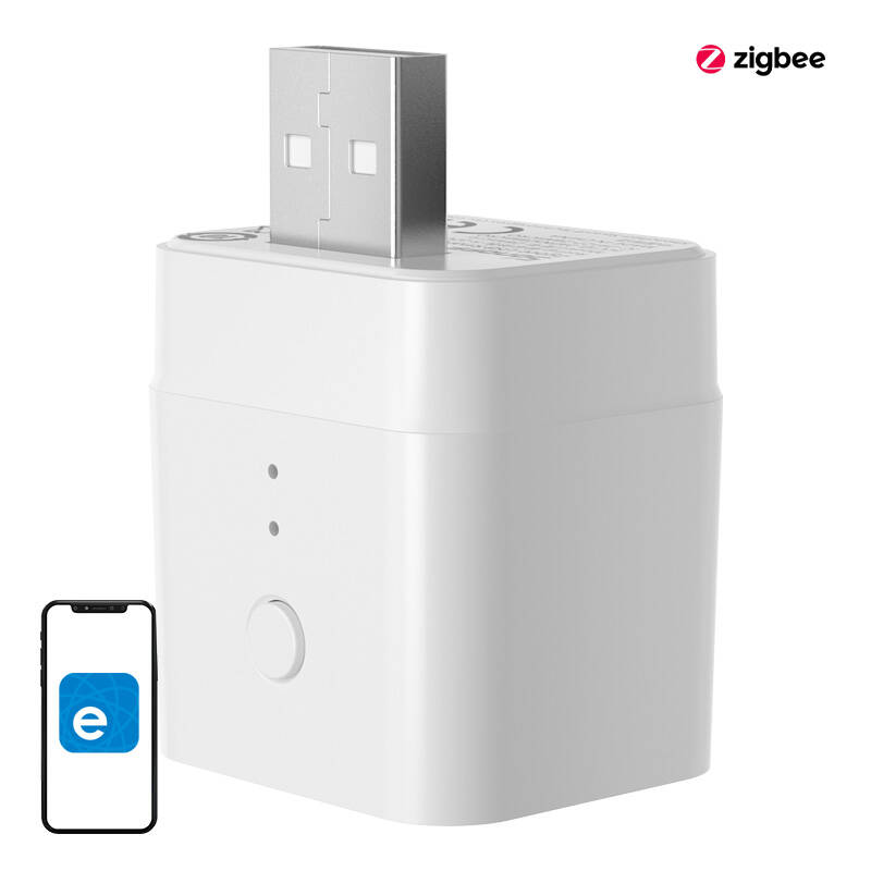 Nutikas adapter, USB ZigBee lüliti SONOFF ZBMicro (max 36W)
