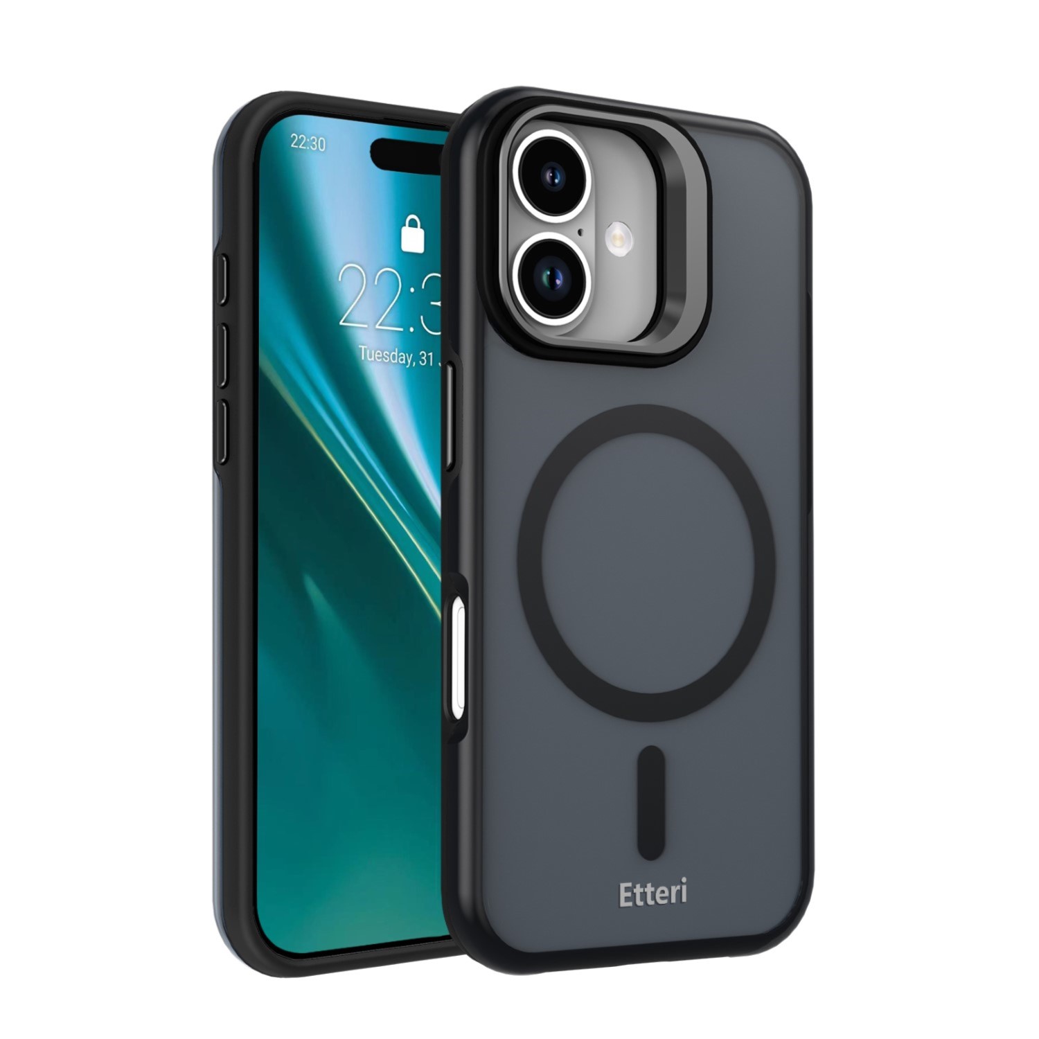 Чехол Etteri Morning Fog для iPhone 17 6,3" чёрный