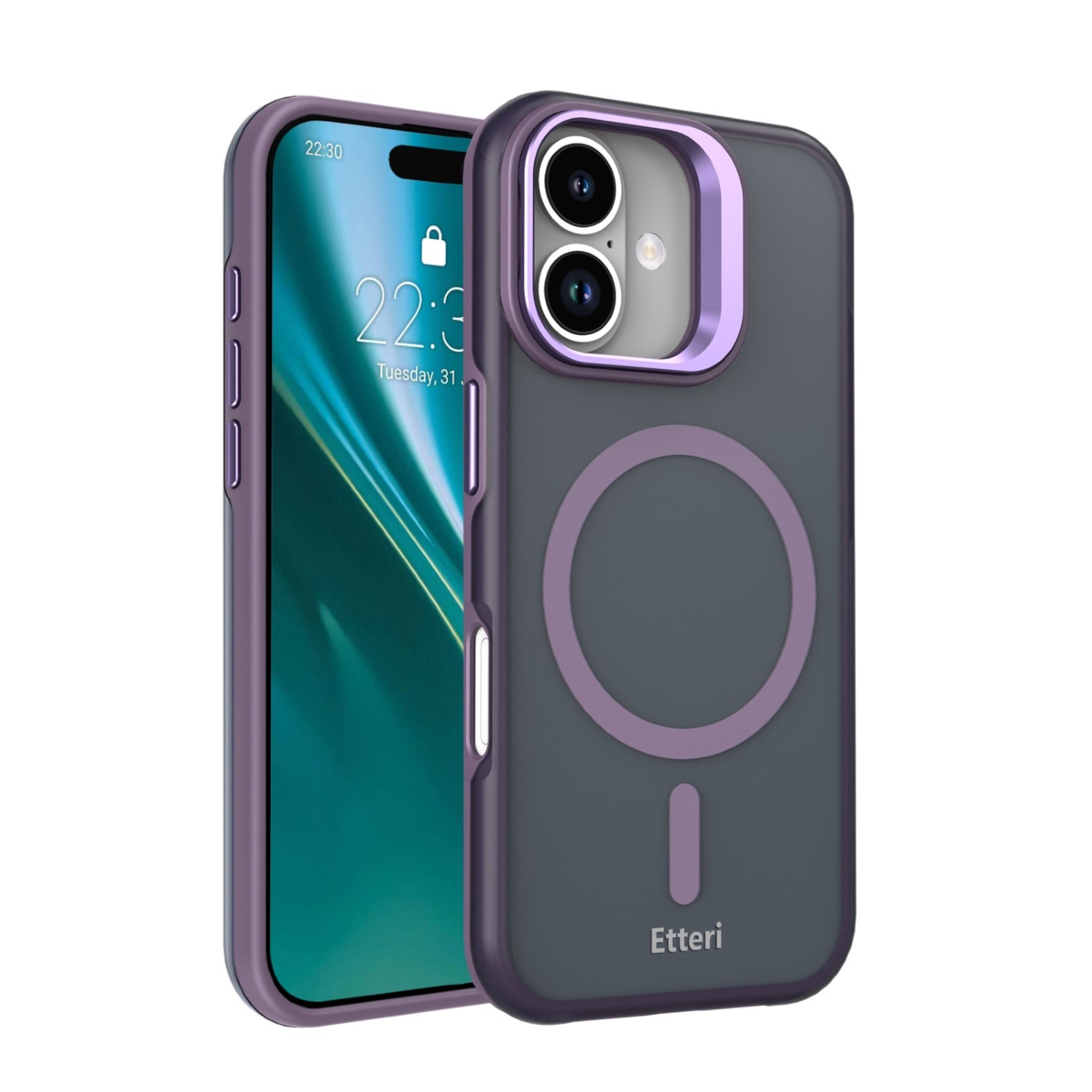 Чехол Etteri Morning Fog для iPhone 17 6,3" фиолетовый