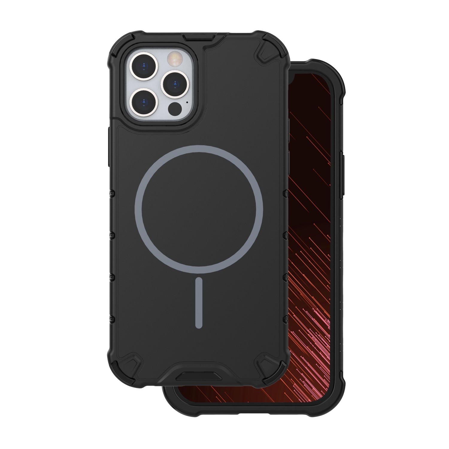 Defender 2in1 Mag ümbris for iPhone 12 6,1" must