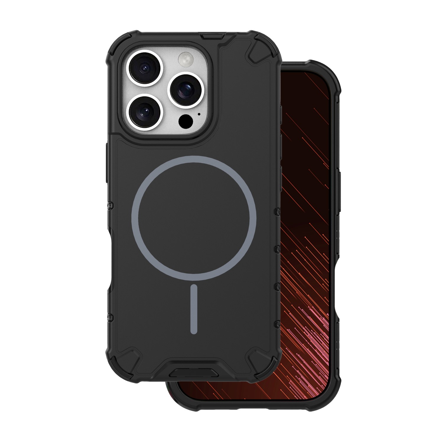 Defender 2in1 Mag ümbris for iPhone 15 Pro 6,1" must